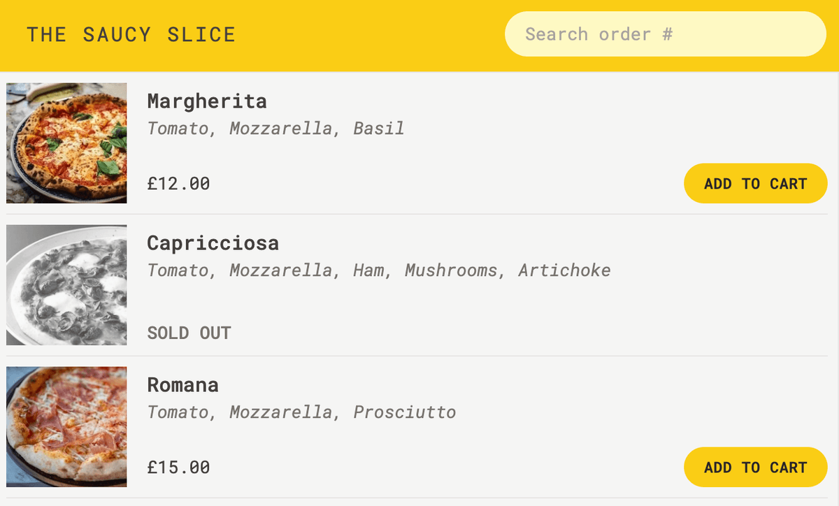 The Saucy Slice App